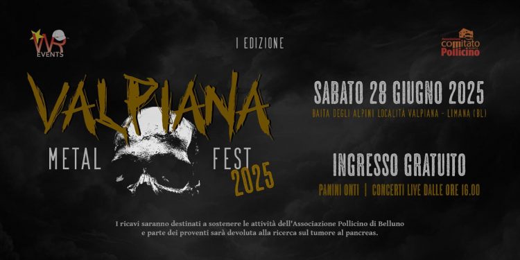 Musica, a giugno la prima edizione del Valpiana Metal Fest