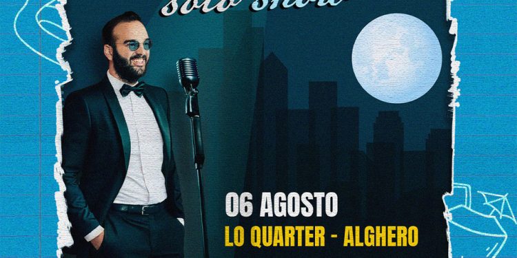 Turbopaolo: a Lo Quarter di Alghero il 6 agosto