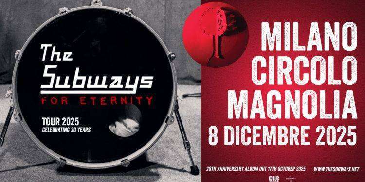 The Subways: in concerto in Italia a dicembre 2025