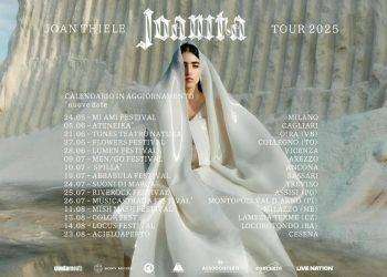 Joan Thiele in tour, due date anche in Sardegna: ecco tutte le date