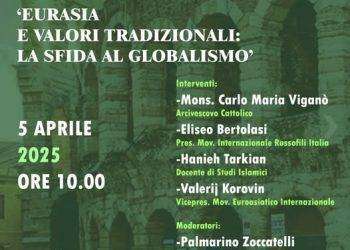 Al via il ciclo di conferenze “Eurasia e valori tradizionali: la sfida al globalismo”