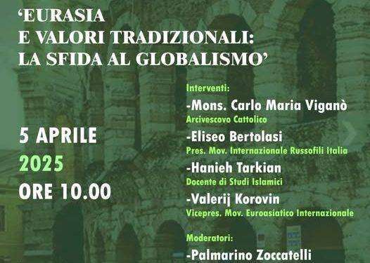 Al via il ciclo di conferenze “Eurasia e valori tradizionali: la sfida al globalismo”