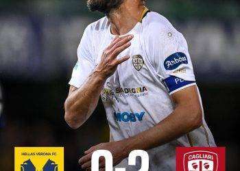 Calcio, importante vittoria del Cagliari a Verona