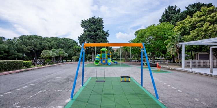 Cagliari, riaperta l’area giochi del Parco Giovanni Paolo II