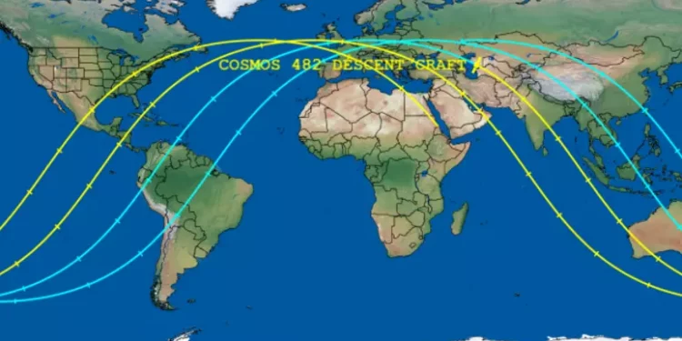 La sonda sovietica Kosmos 482 è caduta nell’oceano Indiano
