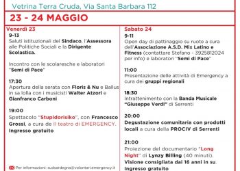 Emergency Days, appuntamento il 23 e 24 maggio a Serrenti