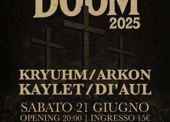 Kryuhm: annunciano il Prophets of Doom 2025: i sardi Arkon tra le band presenti a Montebello Vicentino (VI)