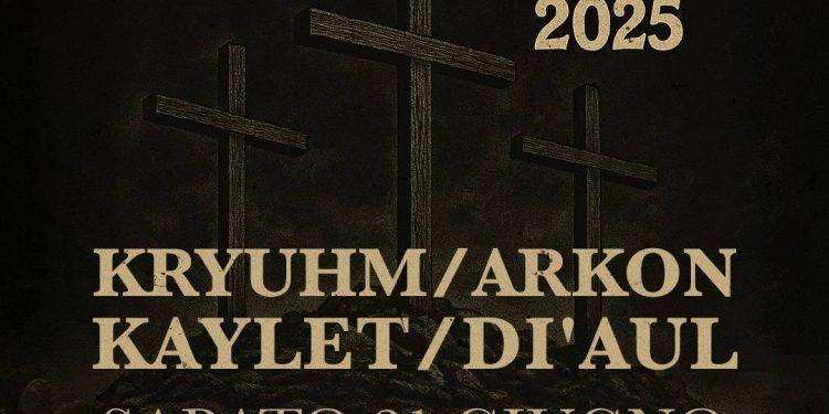 Kryuhm: annunciano il Prophets of Doom 2025: i sardi Arkon tra le band presenti a Montebello Vicentino (VI)