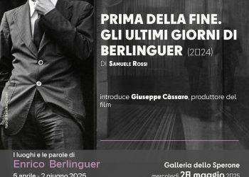 Cagliari, rimandata al 28 maggio la proiezione del film “Prima della fine. Gli ultimi giorni di Berlinguer”