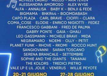 Da Olly ai Negramaro, estate in musica con Rds Summer Festival