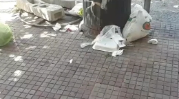 Video denuncia: rifiuti abbandonati in centro a Cagliari