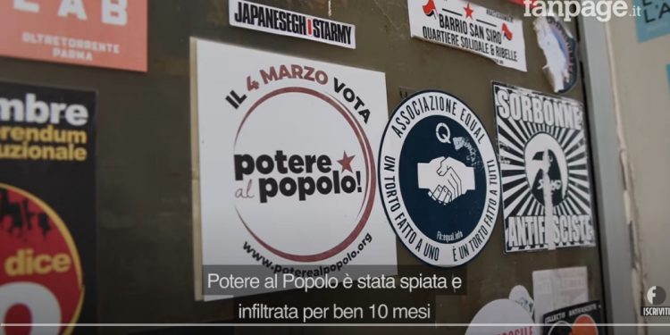Potere al Popolo denuncia: “Siamo stati infiltrati e spiati dalla Polizia per 10 mesi”