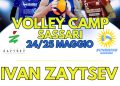 Ivan Zaitsev “Lo Zar” a Sassari, il 24 e 25 maggio Volley Camp Sunshine