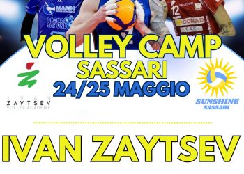 Ivan Zaitsev “Lo Zar” a Sassari, il 24 e 25 maggio Volley Camp Sunshine