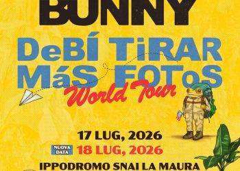 Bad Bunny, raddoppia il concerto a Milano con una nuova data nell’estate 2026