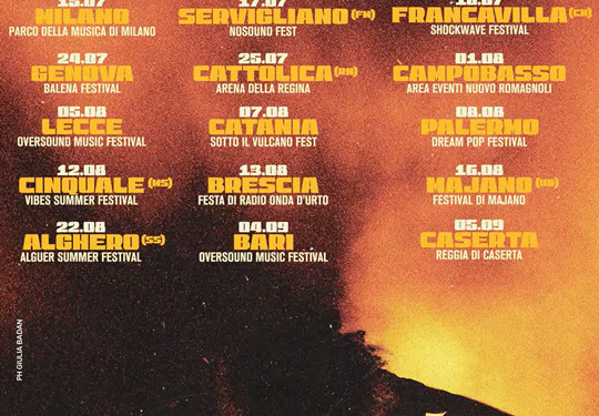 Caparezza torna dal vivo, le date del tour 2026: una data ad Alghero