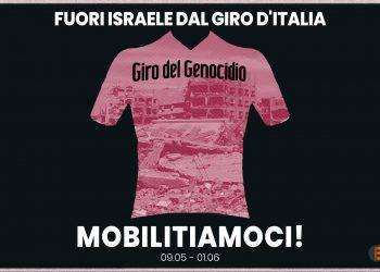 Fuori Israele dal Giro d’Italia: prosegue la mobilitazione in tutta Italia