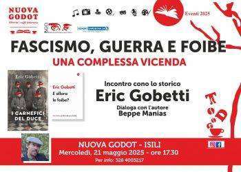 Eric Gobetti a Isili per la conferenza: “Fascismo, guerra e foibe”