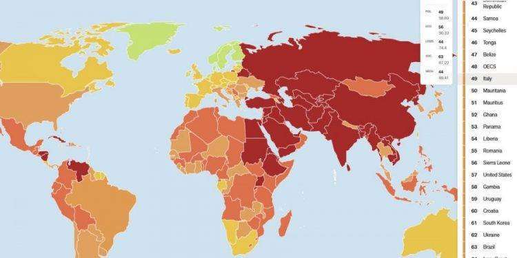 Index Rsf 2025, Italia al 49° posto. Costante: «In queste condizioni la situazione non può che peggiorare»