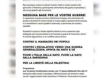 Genocidio in Palestina, sabato 10 maggio corteo a Cagliari