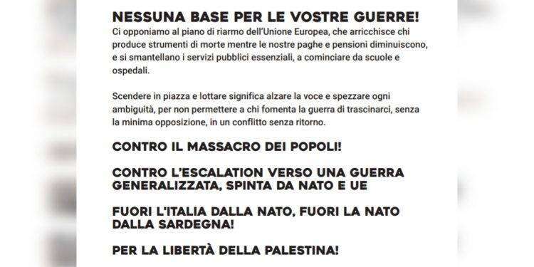 Genocidio in Palestina, sabato 10 maggio corteo a Cagliari