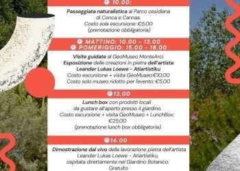 Masullas, ritorna “Appuntamento in Giardino”: il Giardino Botanico apre le sue porte ai visitatori, tra escursioni, arte e scoperte