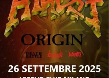 Gli Atheist live a Milano il 26 settembre 2025