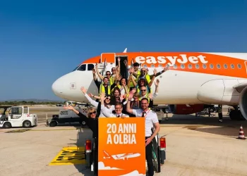 EasyJet da 20 anni a Olbia col traguardo di 1 mln di passeggeri