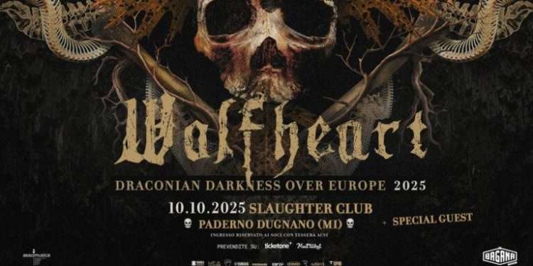 Wolfheart, la furia del melodic death metal finlandese arriva in italia