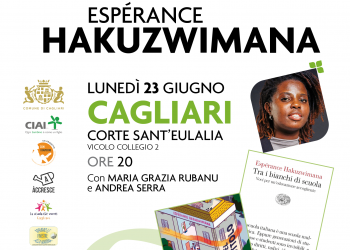 Lunedì 23 giugno, Espérance Hakuzwimana a Cagliari presenta i suoi libri
