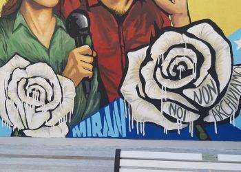 Ilaria Alpi e Miran Hrovatin, un murale li ricorda a Saxa Rubra