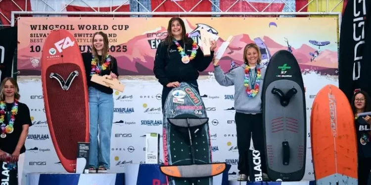 Maddalena Spanu vince 2/a tappa mondiale wingfoil in Svizzera