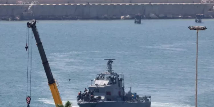 Nave Freedom Flotilla arrivata al porto di Ashdod