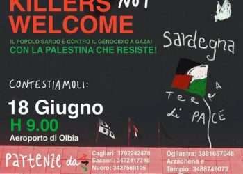 “No al turismo sionista in Sardegna”, protesta a Olbia