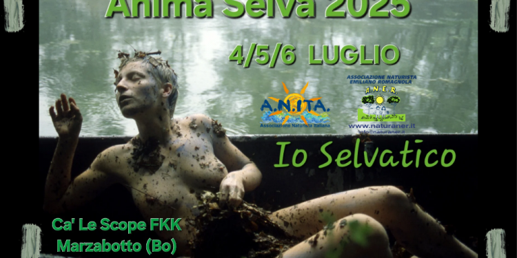 Anima Selva 2025, evento naturista dal 4 al 6 luglio a Marzabotto