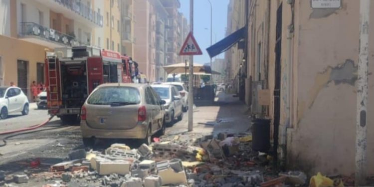 Fuga di gas a Sassari, esplosione in una palazzina