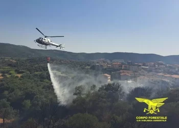 18 incendi nell’Isola, mezzi aerei in azione in sei località