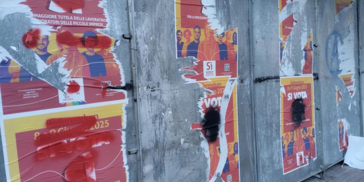Referendum 8/9 Giugno, strappati i manifesti del SI a Cagliari