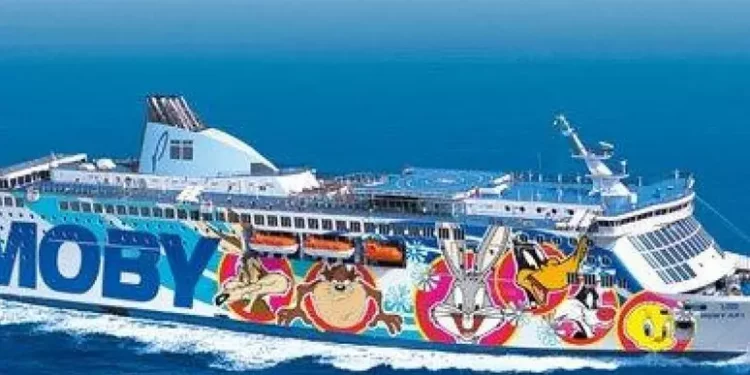 Moby, la Genova-Ajaccio allunga la sua corsa sino a Porto Torres