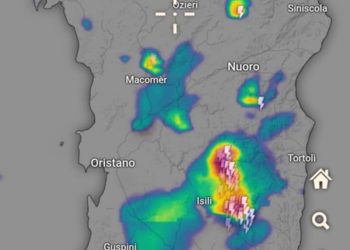 Maltempo, violenti temporali pomeridiani sulla Sardegna