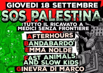 Decine di band per ‘Sos Palestina!’, tra loro Afterhours e Bandabardò