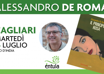 Martedì 15 luglio, Alessandro De Roma presenta al Fico d’India di Cagliari il suo nuovo romanzo “Il principe rosa”