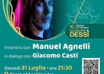 A Villacidro, Manuel Agnelli tra parole e musica, giovedì 31 luglio all’Anfiteatro del Parco Dessì