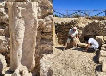 Ritrovata una statua greca in marmo sull’isola di Mozia