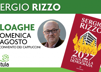 Il giornalista Sergio Rizzo a Ploaghe domenica 3 agosto con il suo nuovo libro