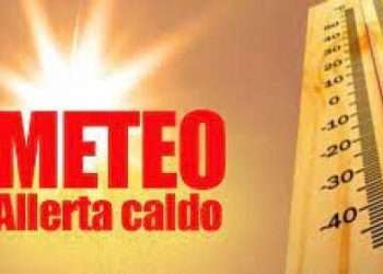 Allerta per temperature massime molto elevate per la giornata di lunedì 21 luglio 2025