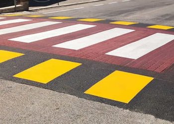 Cagliari, realizzazione di un attraversamento pedonale rialzato in viale Ciusa