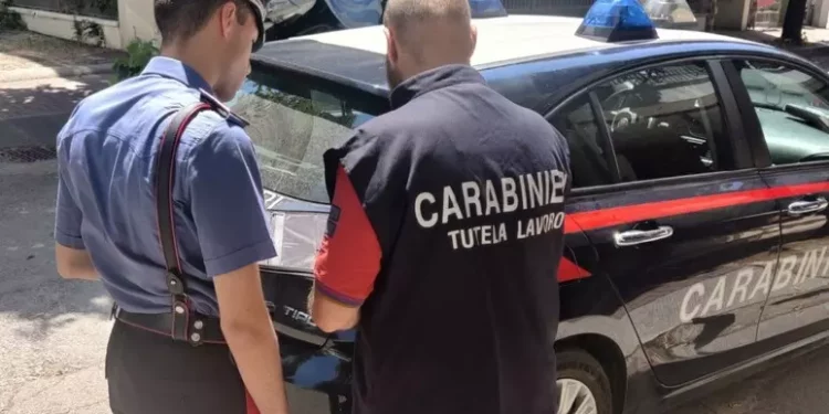 Carabinieri Nuoro, lavoro irregolare nel 67% aziende controllate