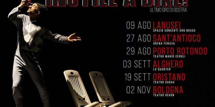 “Ultimo giro di giostra” per lo spettacolo “È inutile a dire!” di Jacopo Cullin: ecco le date