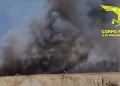 Fiamme a Settimo S. Pietro e Las Plassas, canadair in azione